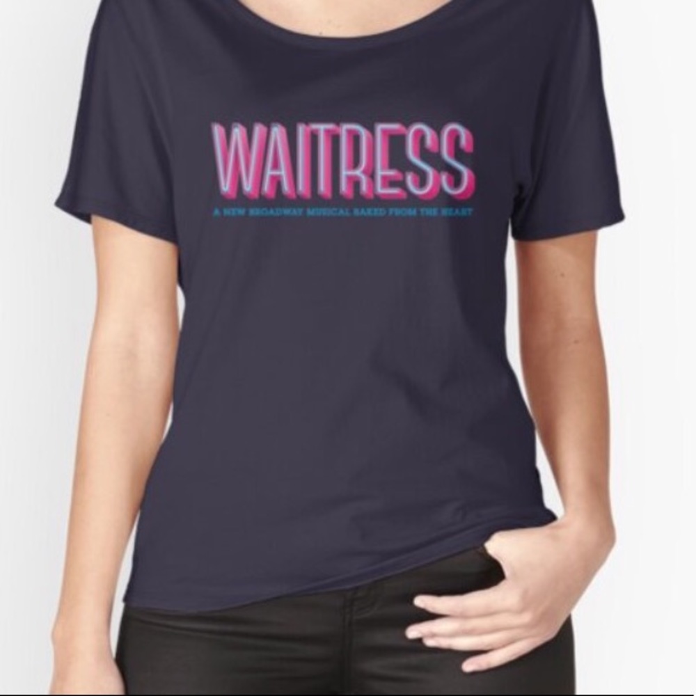 Waitress size Medium black tshirt
